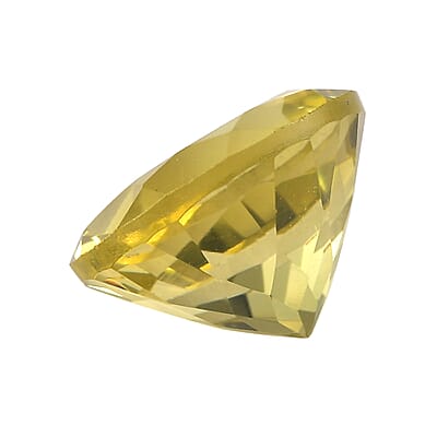 Set of 2 AAA Brazilian Green Gold Quartz (Rnd 11 mm) 8.64 ctw