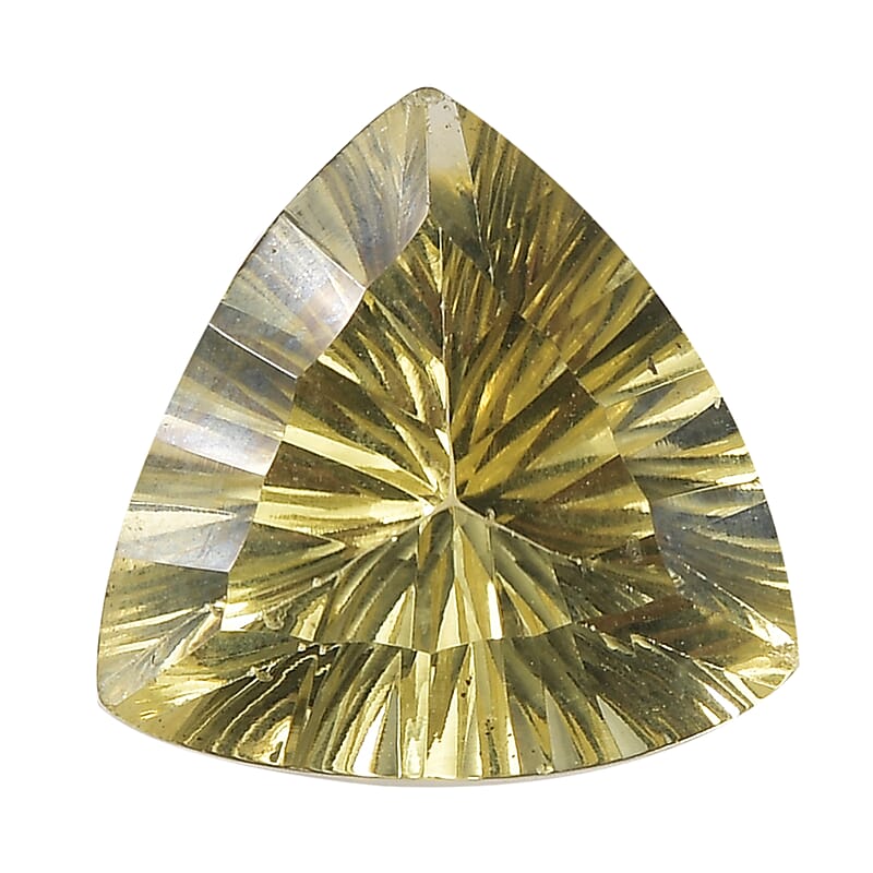 AA Brazilian Green Gold Quartz (Trl 12 mm) 4.68 ctw