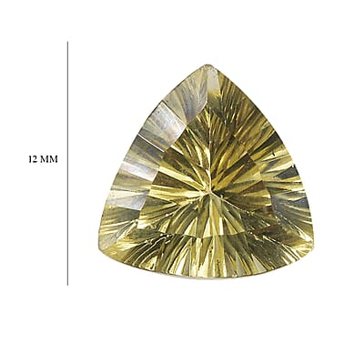 AA Brazilian Green Gold Quartz (Trl 12 mm) 4.68 ctw