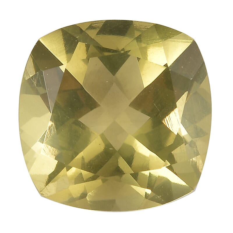 Lemon Quartz (Cush 12x12 mm) 5.59 ctw