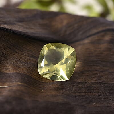 Lemon Quartz (Cush 12x12 mm) 5.59 ctw