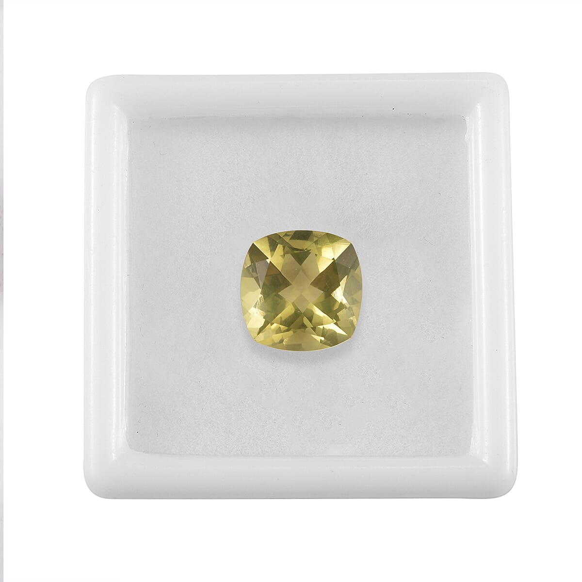 Lemon Quartz (Cush 12x12 mm) 5.59 ctw