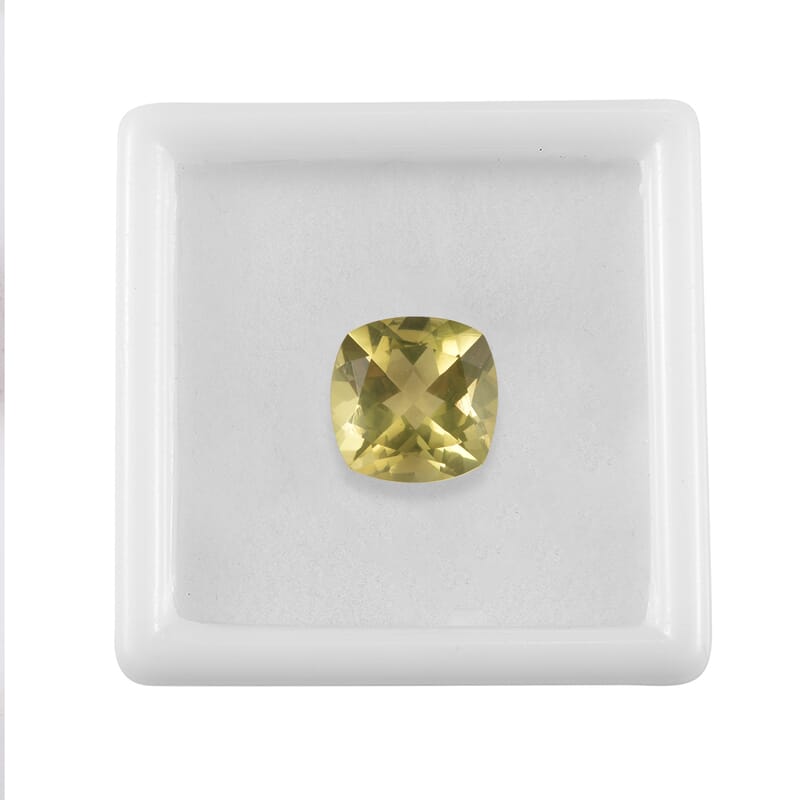 Lemon Quartz (Cush 12x12 mm) 5.59 ctw