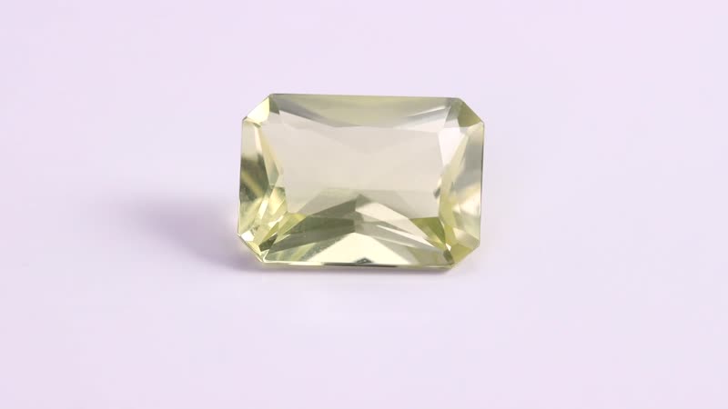 Lemon Quartz (Oct 14x10 mm) 5.56 ctw Loose Gemstone