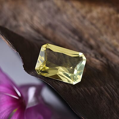 Lemon Quartz (Oct 14x10 mm) 5.56 ctw Loose Gemstone