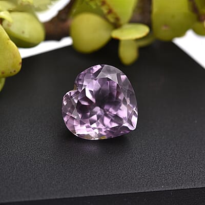 Rose De France Amethyst (Hrt 15 mm) 9.47 ctw