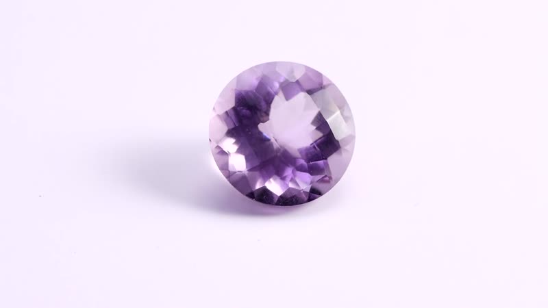 Rose De France Amethyst (Rnd 15 mm) 9.90 ctw