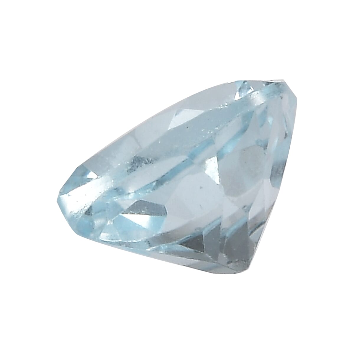 Sky Blue Topaz (Hrt 7 mm) 1.17 ctw Loose gemstone image number 2