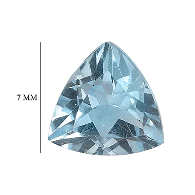 Set of 2 Sky Blue Topaz (Trl 7 mm) 2.28 ctw