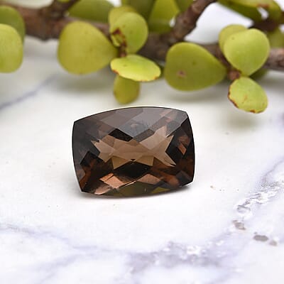 AA Brazilian Smoky Quartz (Cush 18x13 mm) 10.10 ctw