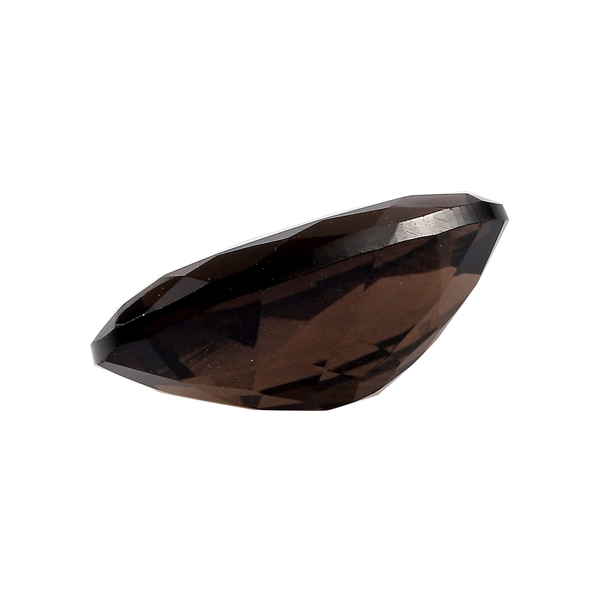 Set of 2 AA Brazilian Smoky Quartz (Ovl 16x10 mm) 12.47 ctw Loose gemstone