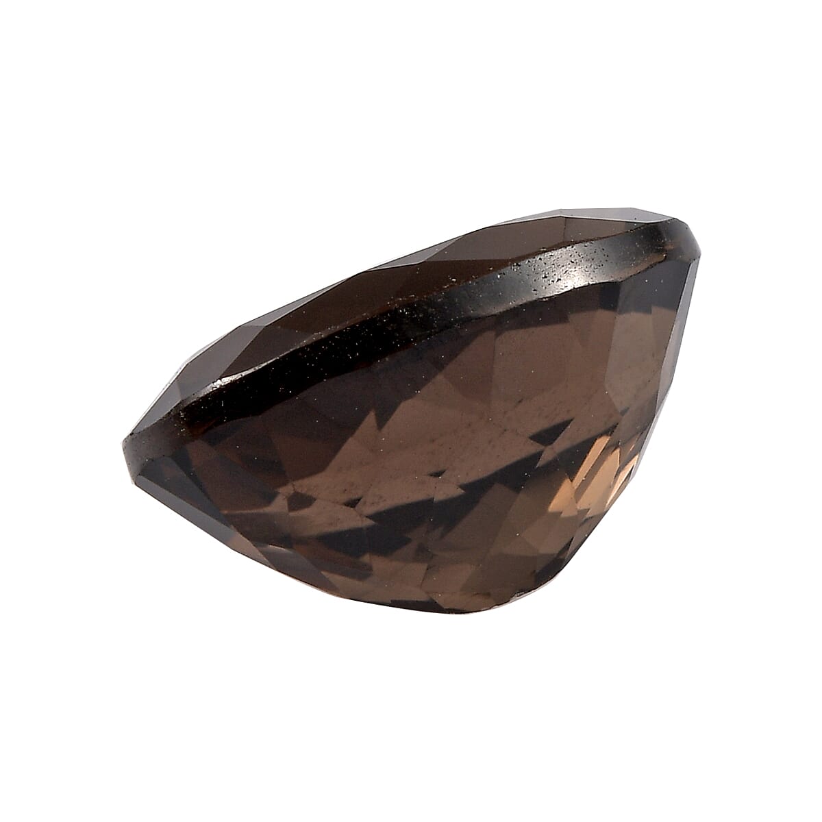 Set of 2 AA Brazilian Smoky Quartz (Ovl 16x12 mm) 15.72 ctw