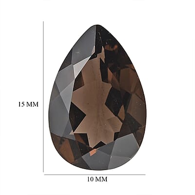 AA Brazilian Smoky Quartz (Pear 15x10 mm) 4.61 ctw