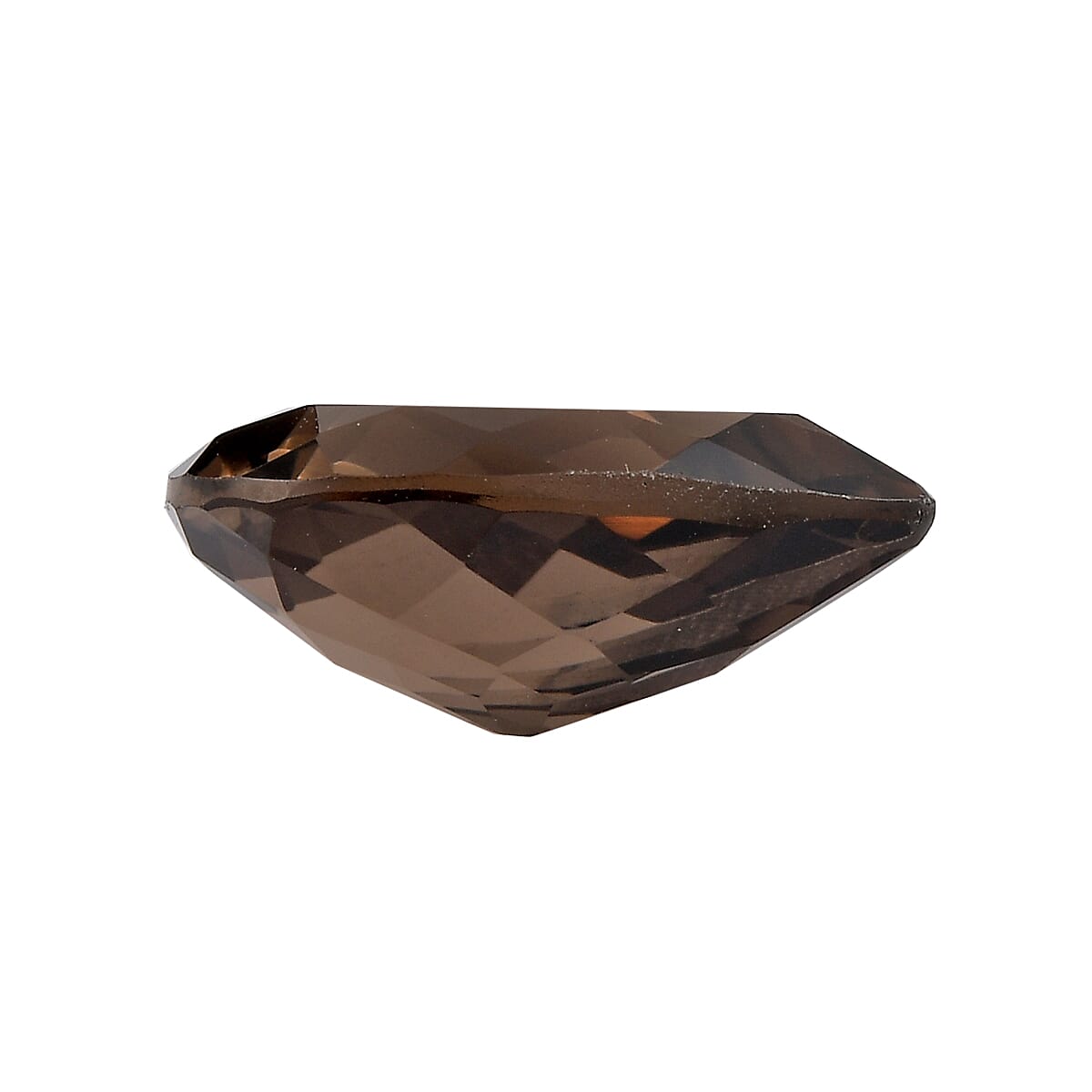 Set of 2 Brazilian Smoky Quartz (Pear 18x13 mm) 16.87 ctw