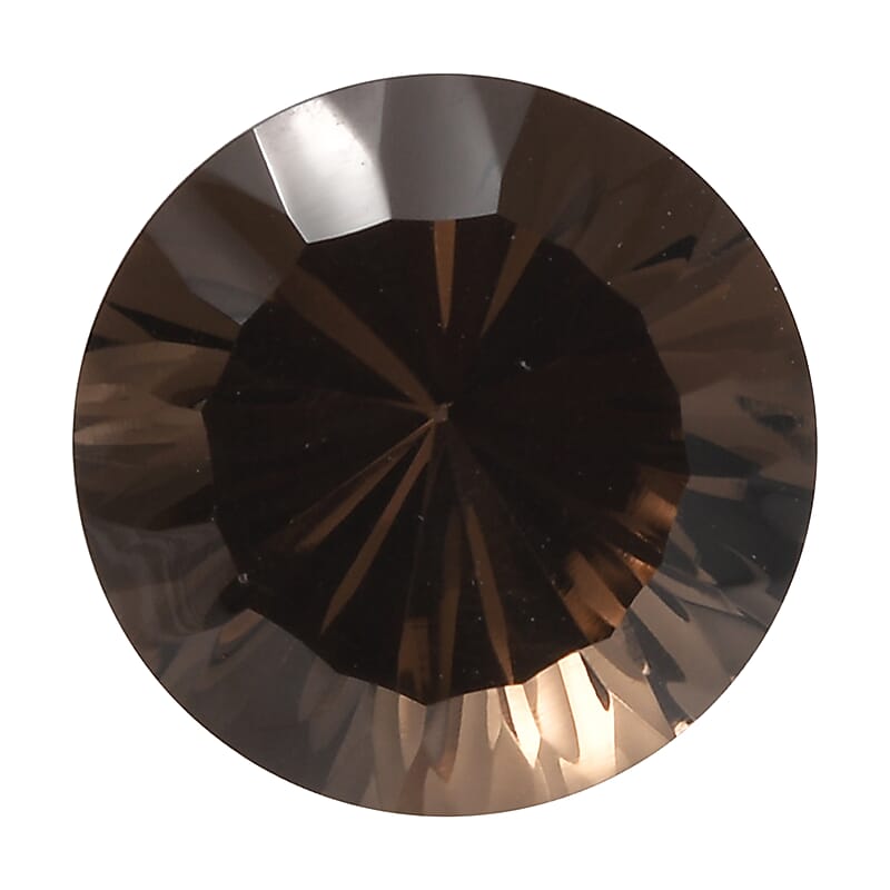 AA Brazilian Smoky Quartz (Rnd 14 mm) 7.55 ctw
