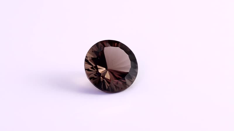 AA Brazilian Smoky Quartz (Rnd 14 mm) 7.55 ctw