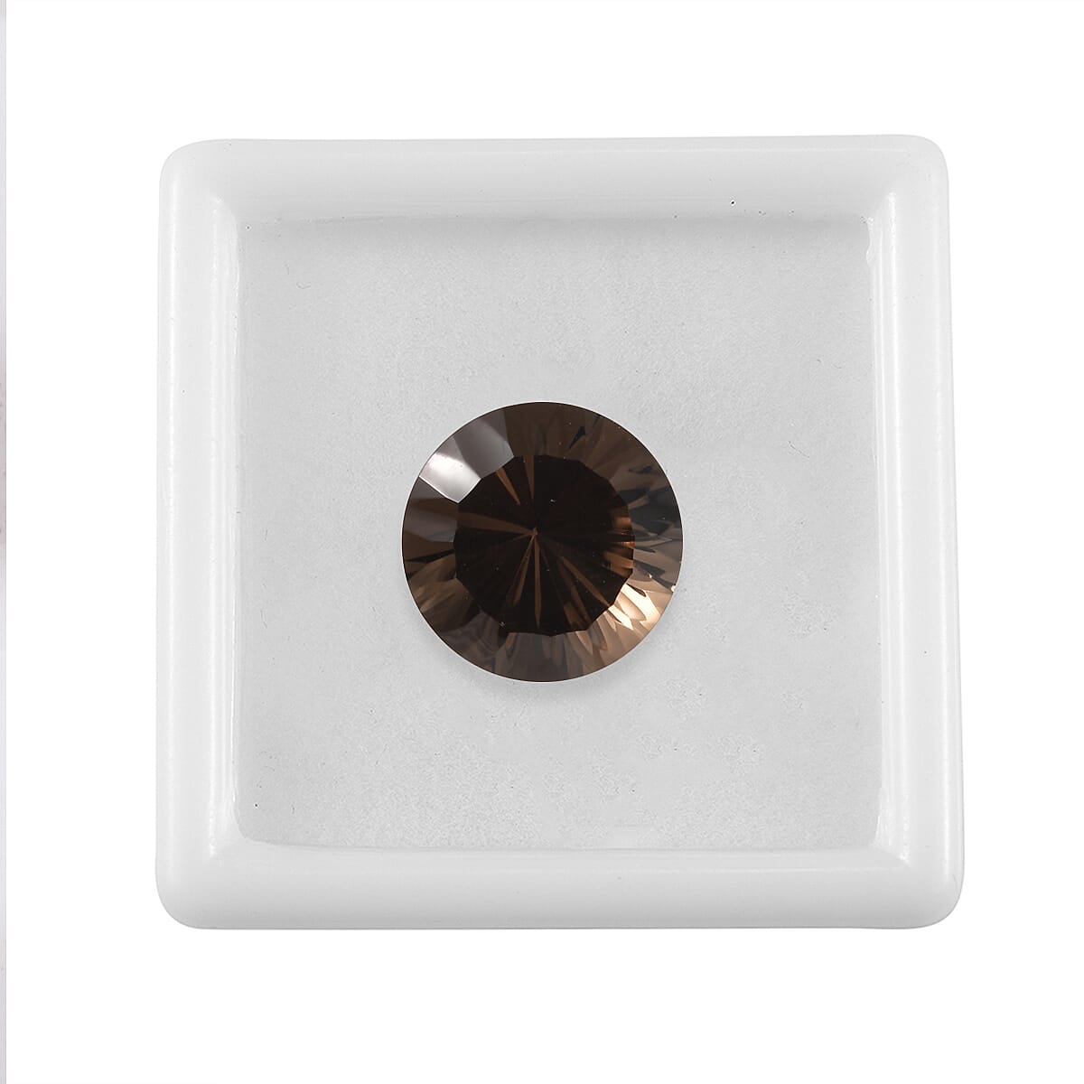 AA Brazilian Smoky Quartz (Rnd 14 mm) 7.55 ctw