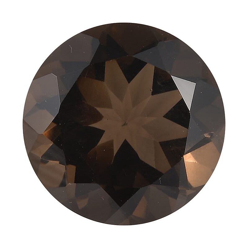 AA Brazilian Smoky Quartz (Rnd 18 mm) 15.21 ctw
