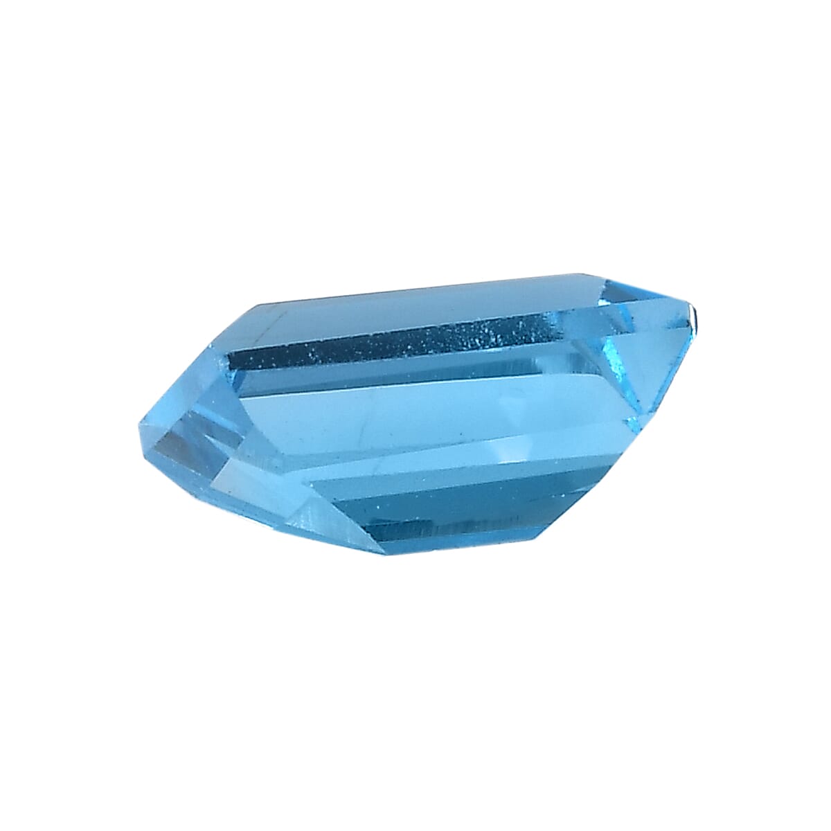 Set of 2 Swiss Blue Topaz (Bgt 6x4 mm) 1.44 ctw