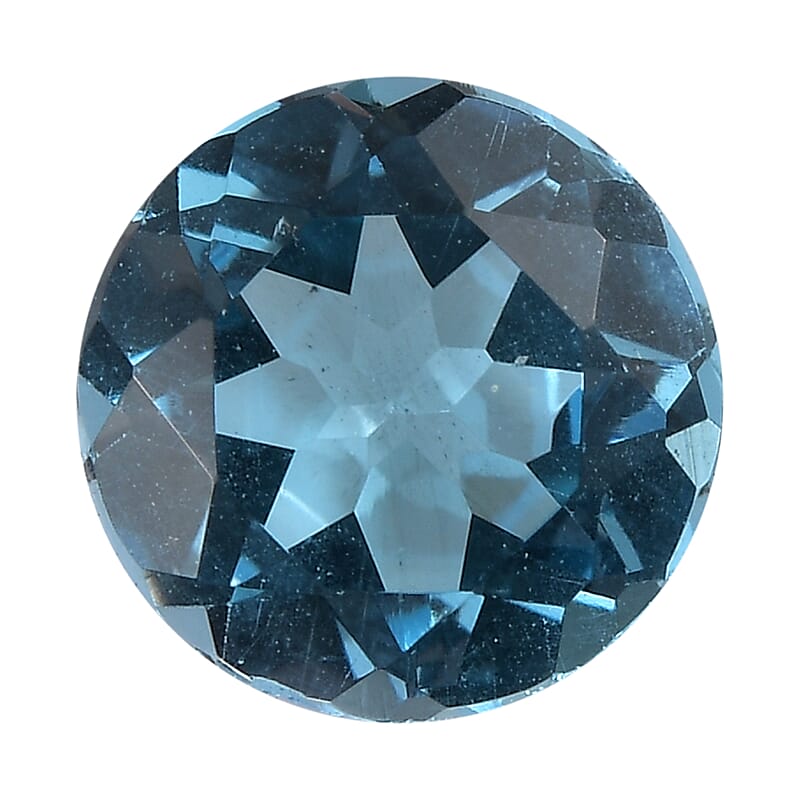 Swiss Blue Topaz (Rnd 7 mm) 1.20 ctw
