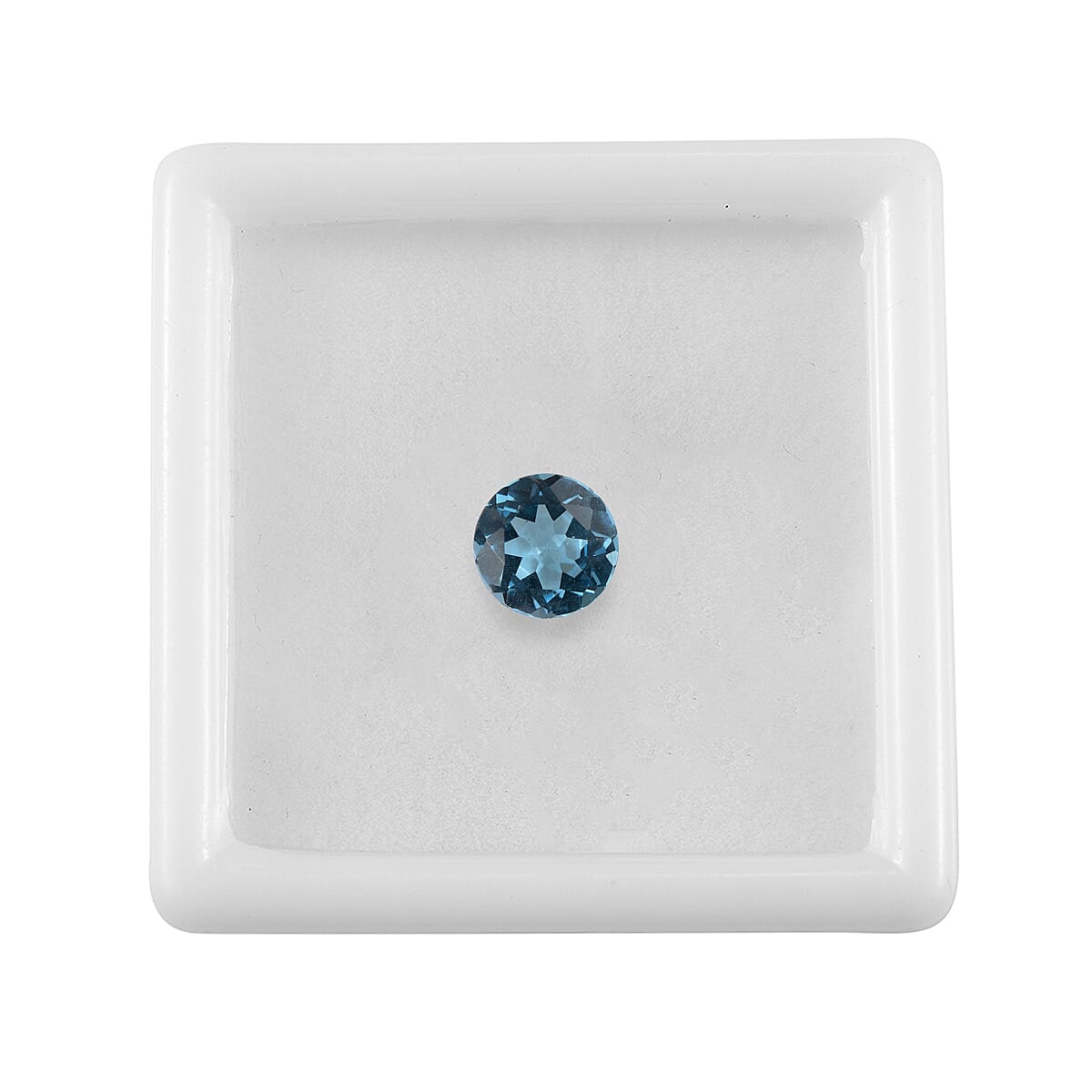 Swiss Blue Topaz (Rnd 7 mm) 1.20 ctw