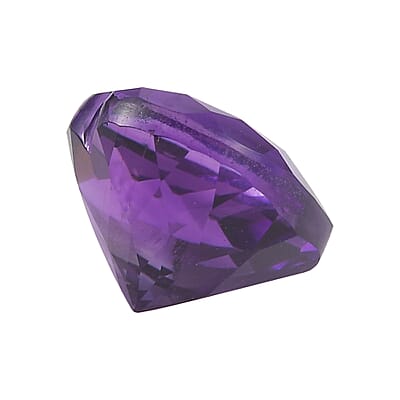 AAA Rose De France Amethyst (Hrt 10 mm) 2.94 ctw Loose gemstone