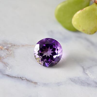 Rose De France Amethyst (Rnd 9mm ) 1A 2.48 ctw