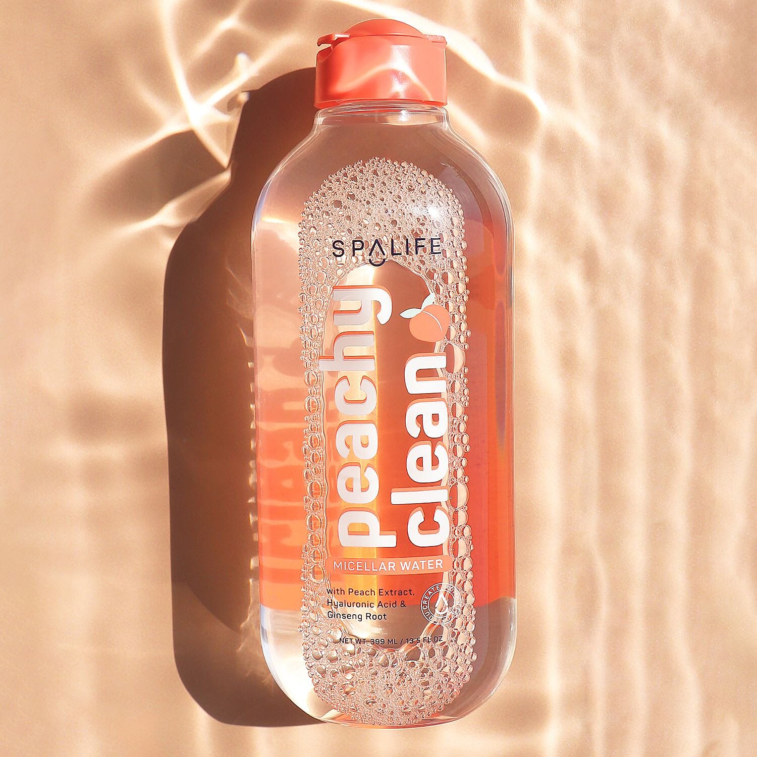 SpaLife 2 Pack Micellar Water with Hyaluronic Acid (Peachy Clean & Fresh Squeeze) 2x13.5oz