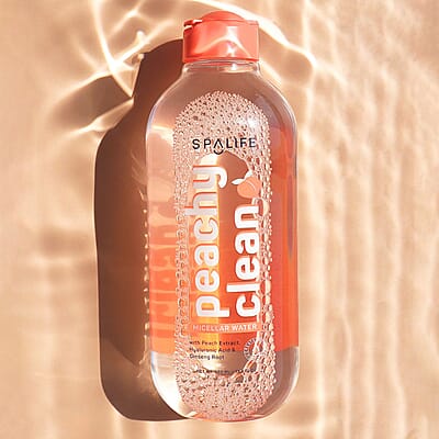 SpaLife 2 Pack Micellar Water with Hyaluronic Acid (Peachy Clean & Fresh Squeeze) 2x13.5oz