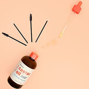 SpaLife Castor Oil 100% Pure - For Hair, Skin, Lashes & Brows 8oz (Ships in 7-10 Days)
