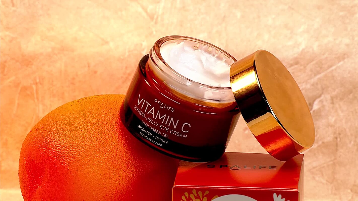 SpaLife Vitamin C Hydro-Jelly Eye Cream with Green Tea (Brighten + Depuff) 1.76oz