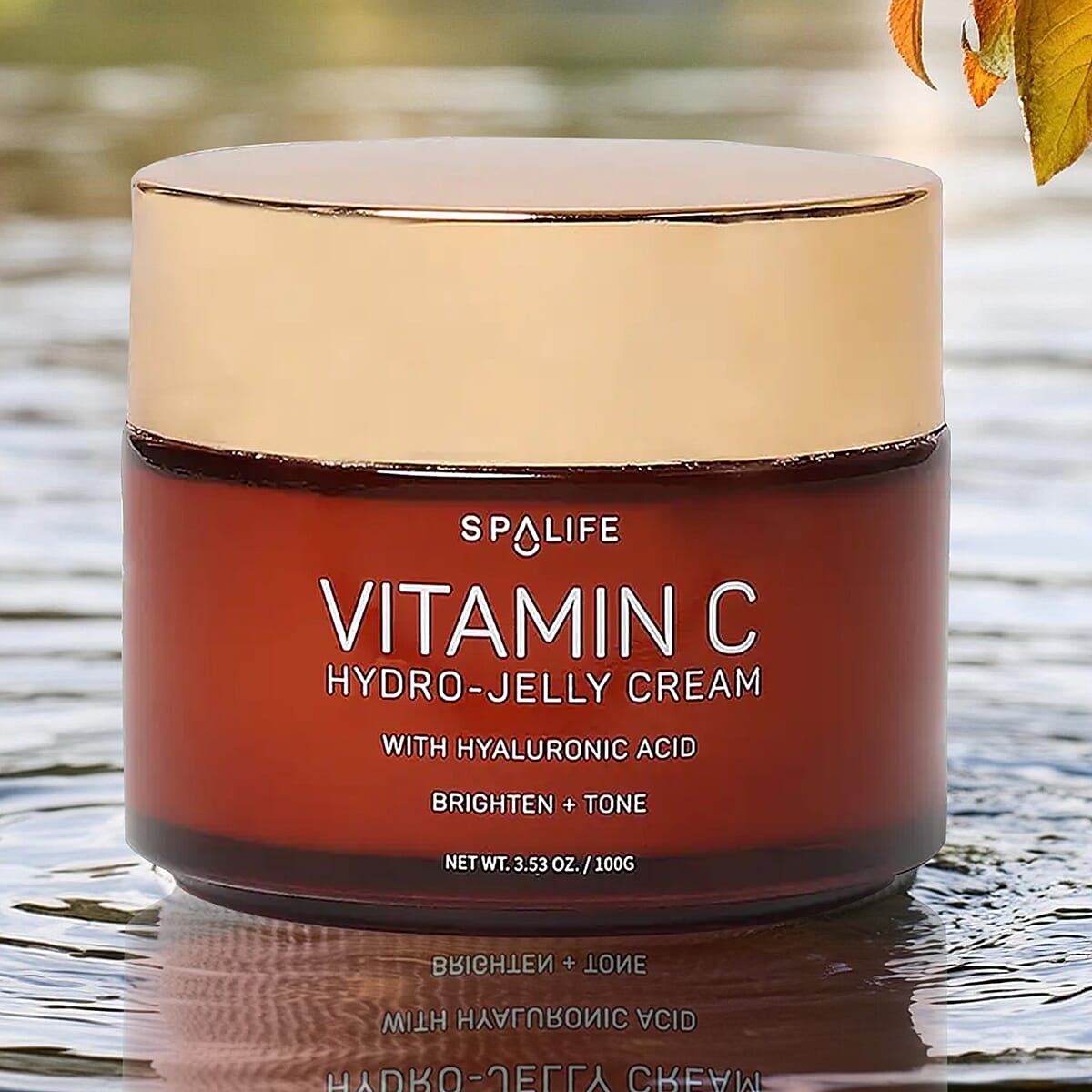 SpaLife Vitamin C Hydro-Jelly Cream with Hyaluronic Acid (Brighten + Tone) 3.53oz image number 1