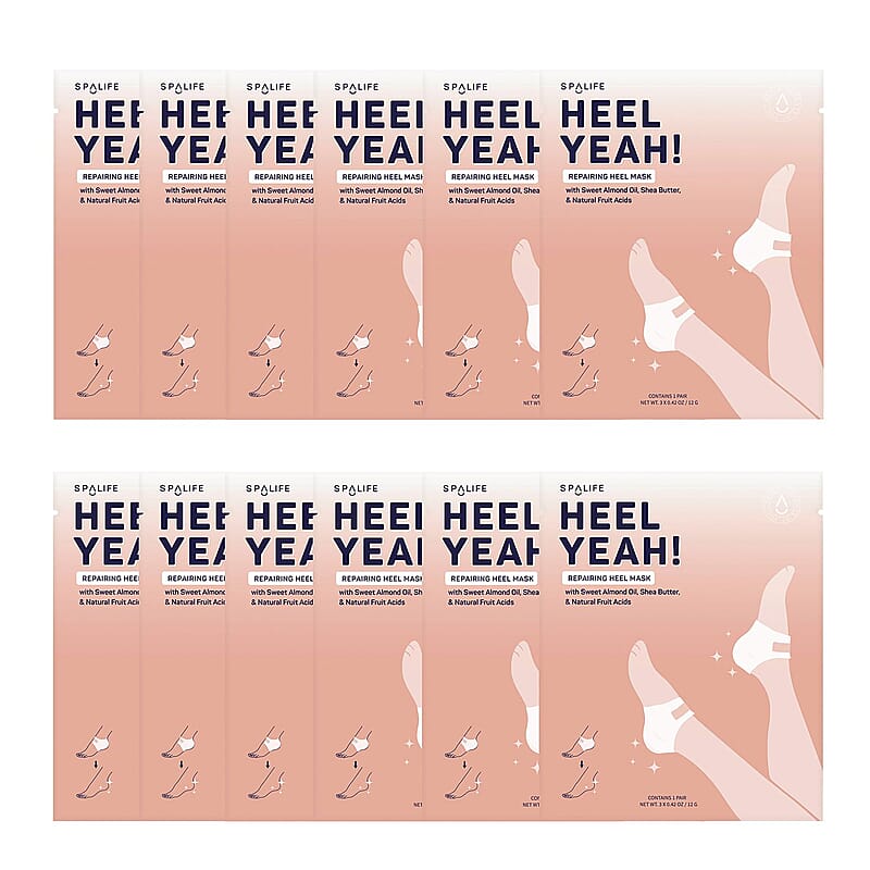SpaLife Heel Yeah Repairing Heel Mask- 12x1pair