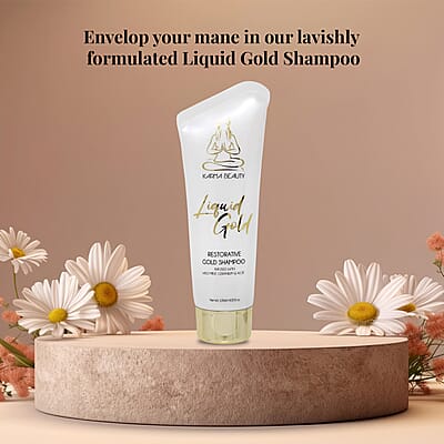 Karma Beauty Liquid Gold Restorative Gold Infused Shampoo