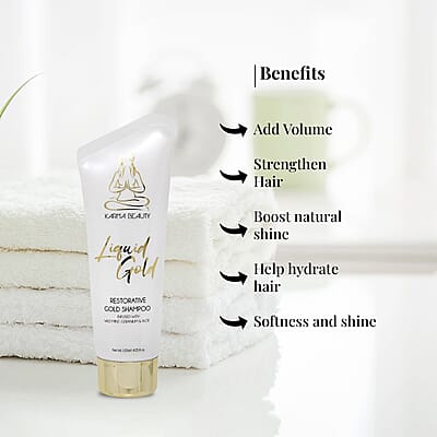 Karma Beauty Liquid Gold Restorative Gold Infused Shampoo