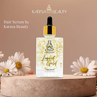 Karma Beauty Liquid Gold Restorative Gold Infused Hair Serum