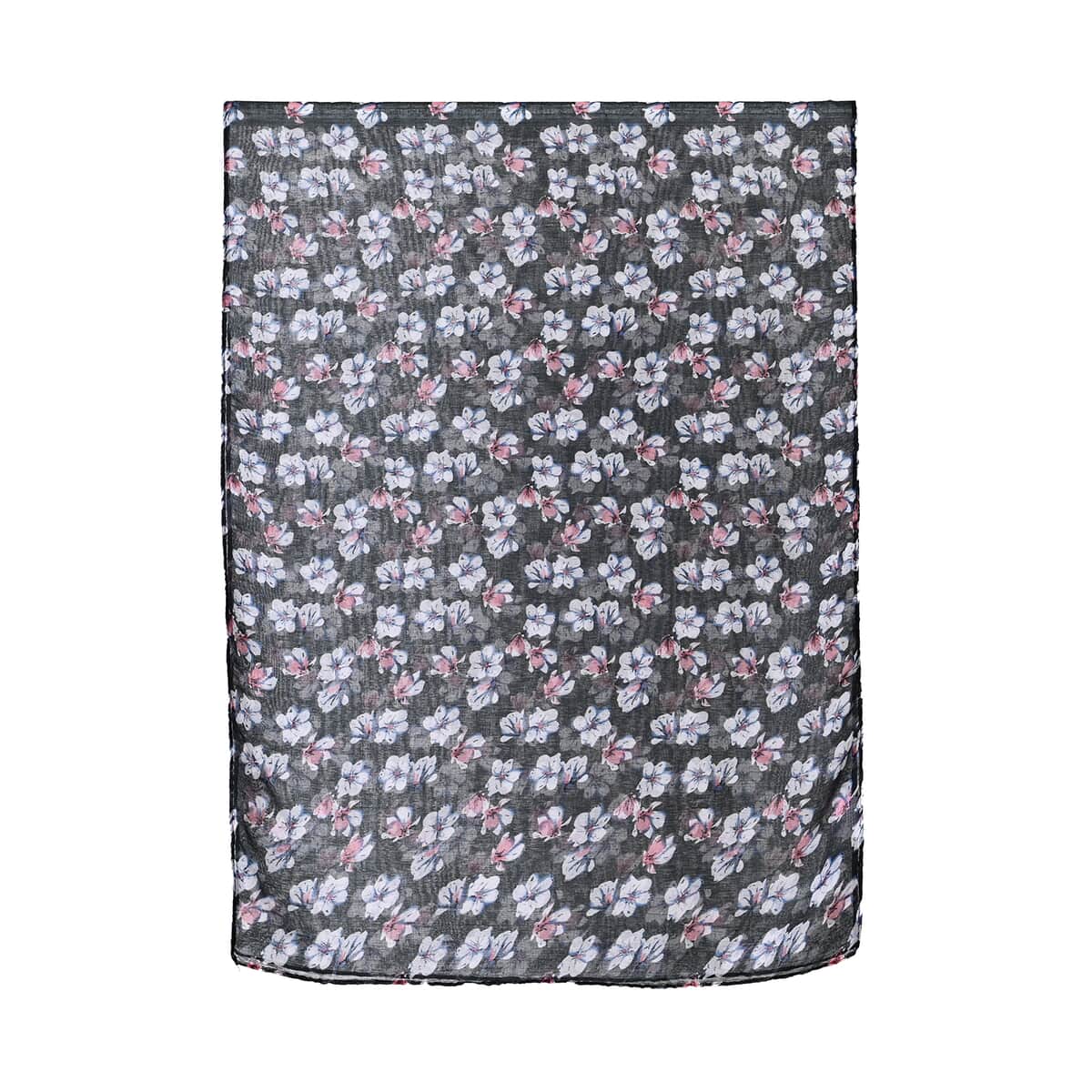 Set of 5 Floral Polyester Scarves image number 1