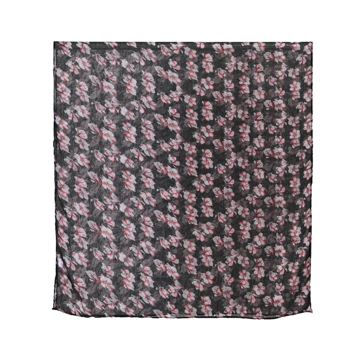 Set of 5 Floral Polyester Scarves image number 3