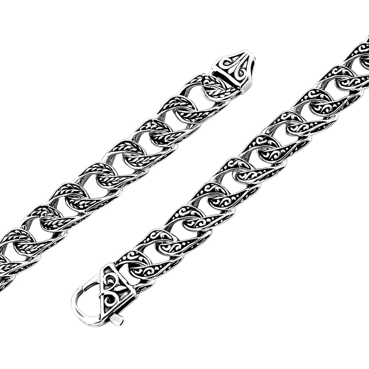 Bali Legacy Padian with Filigree Necklace in Sterling Silver 48.20 Grams 18 Inches image number 3