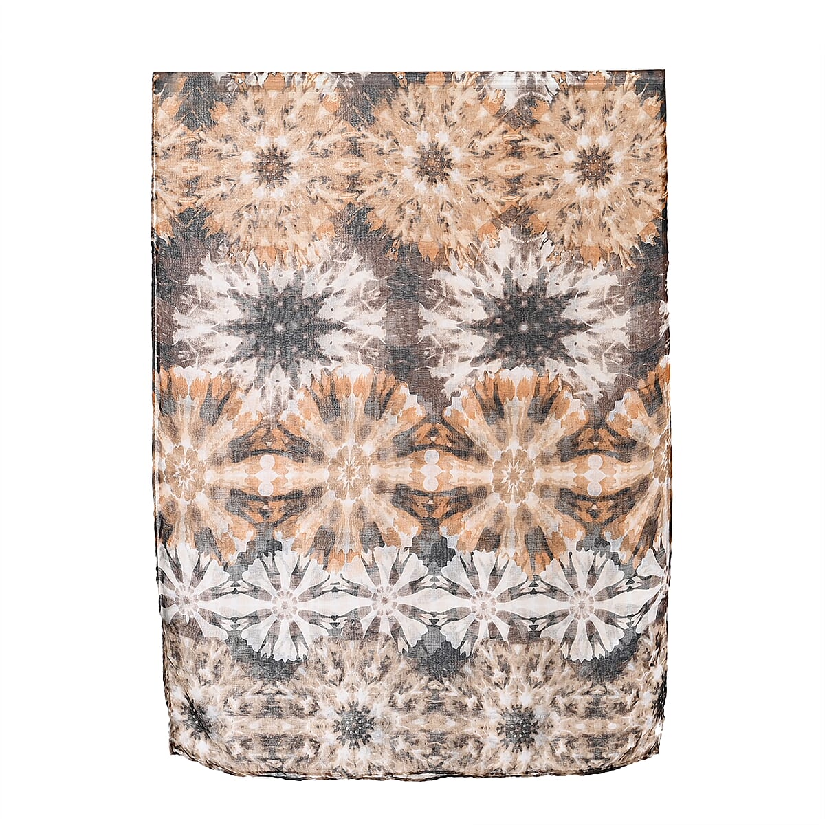 Set of 5 Tie Dye Polyester Scarves image number 2