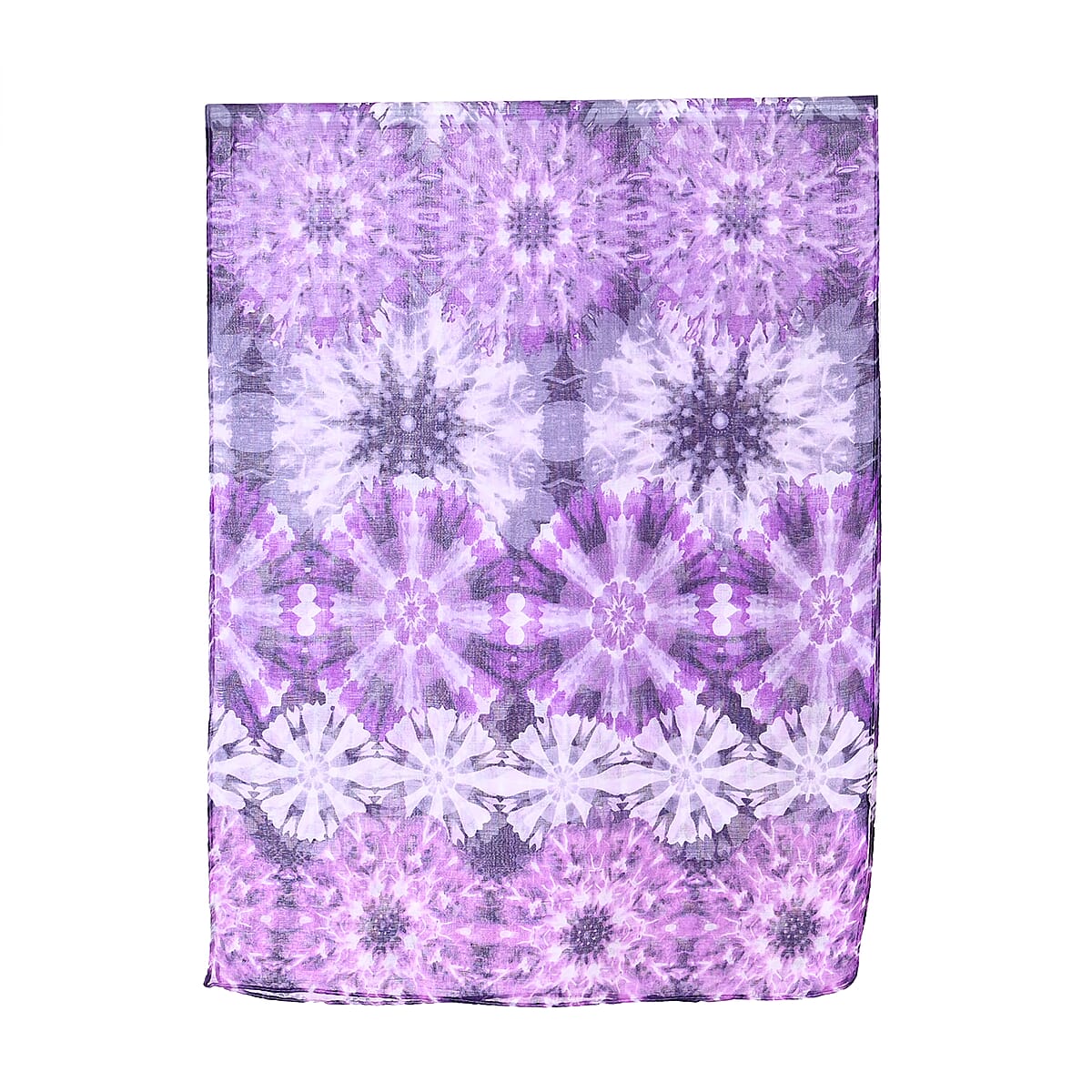 Set of 5 Tie Dye Polyester Scarves image number 4