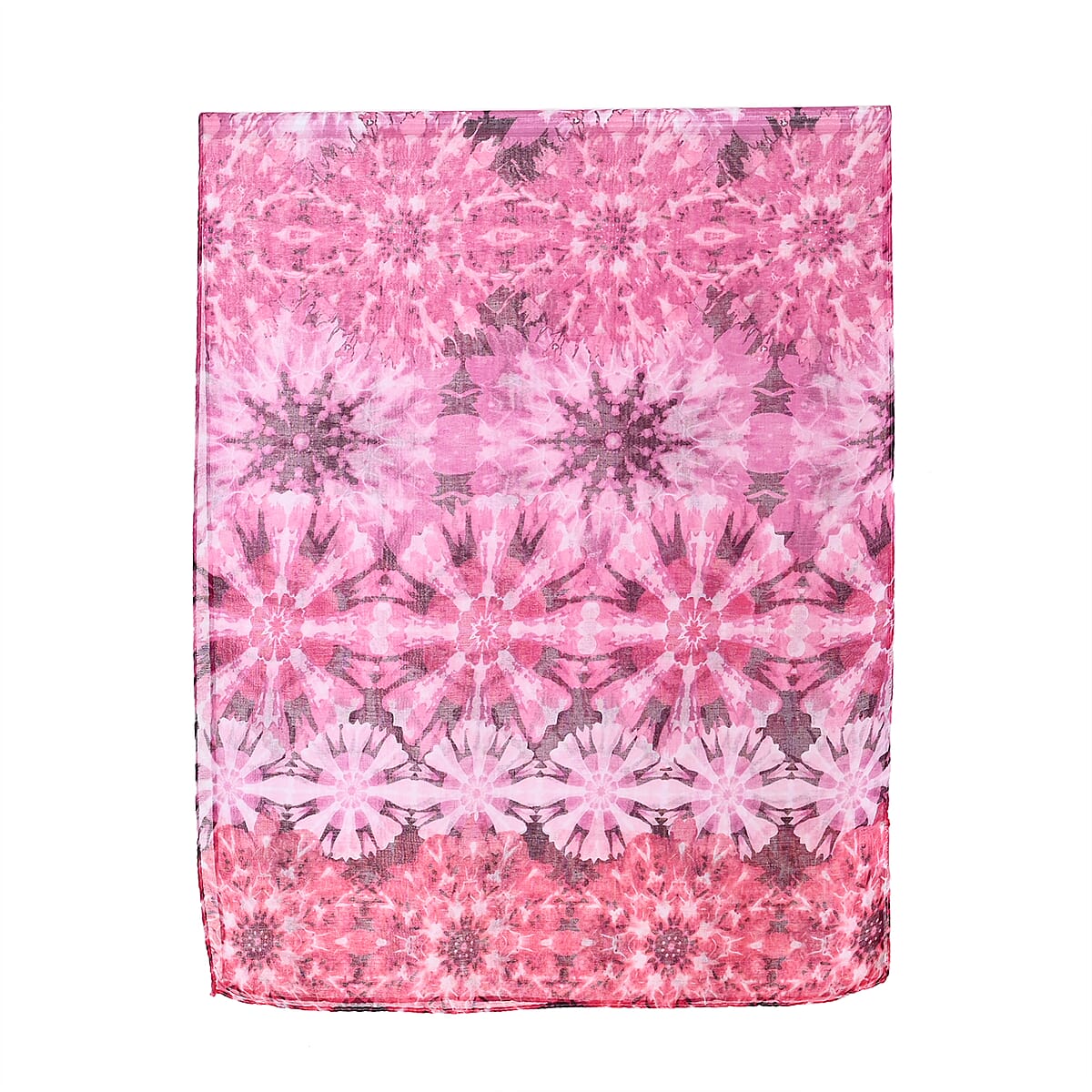 Set of 5 Tie Dye Polyester Scarves image number 5