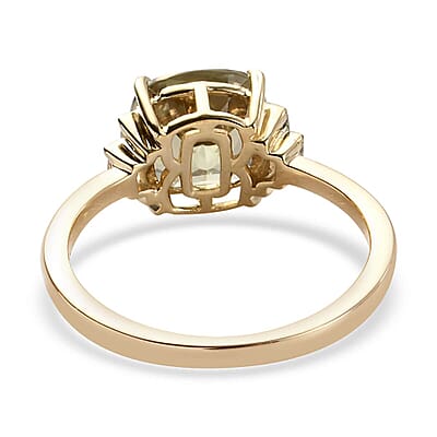 ONE OF A KIND Luxoro 14K Yellow Gold AAA Turkizite and G-H I3 Diamond Ring (Size 10.0) 3.40 ctw