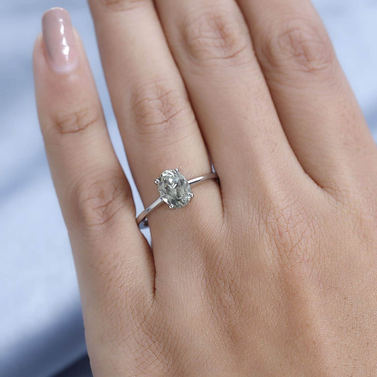 Rhapsody 950 Platinum AAAA Turkizite Ring (Size 7.5) 1.50 ctw image number 2