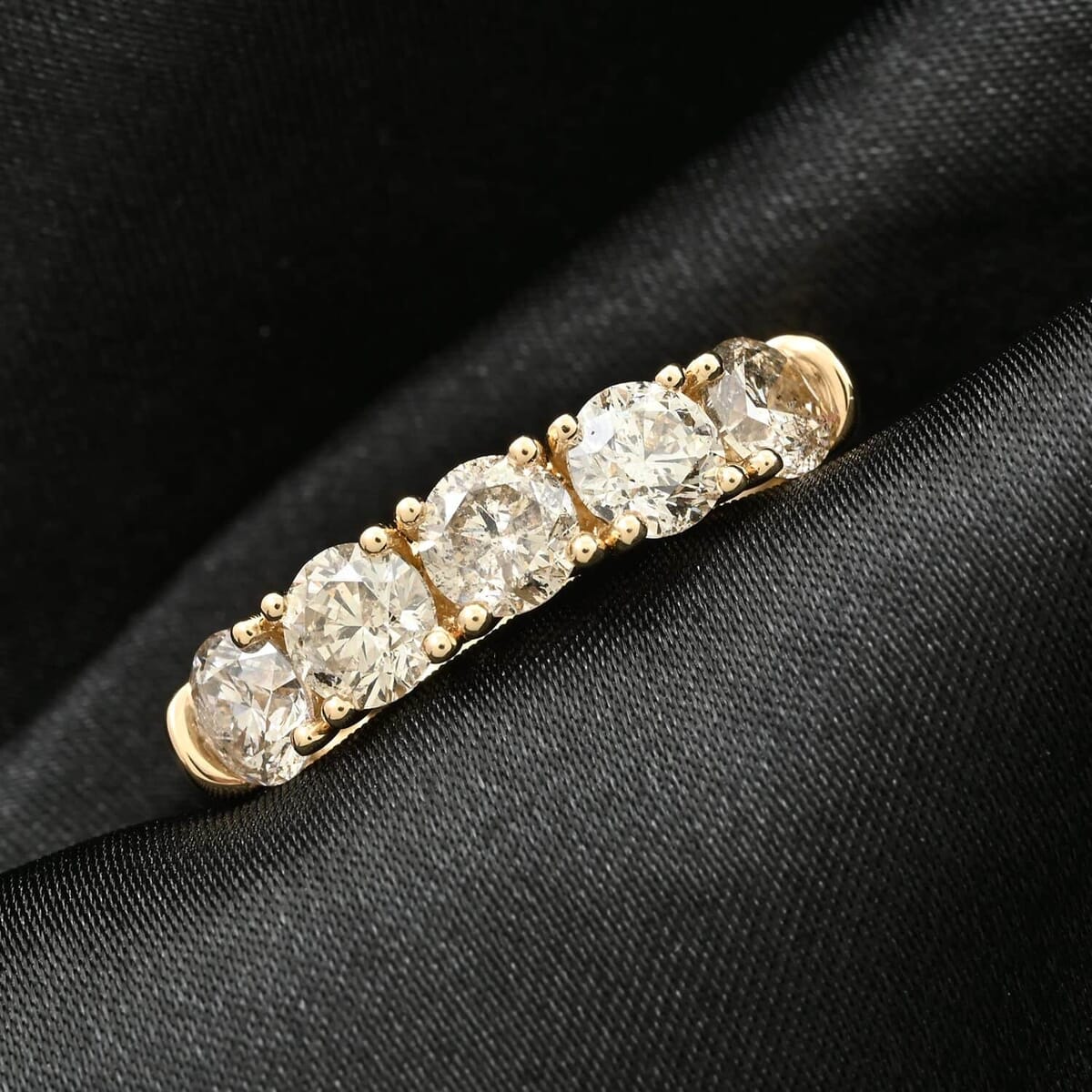 Modani 14K Yellow Gold Diamond Ring (Size 6.5) 4.80 Grams 2.60 ctw image number 1
