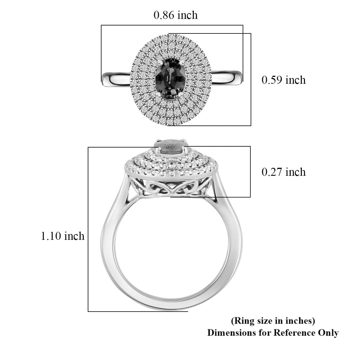 Certified & Appraised Rhapsody 950 Platinum AAAA Madagascar Purple Sapphire and E-F VS Diamond Cocktail Ring (Size 10.0) 7.30 Grams 1.30 ctw image number 5