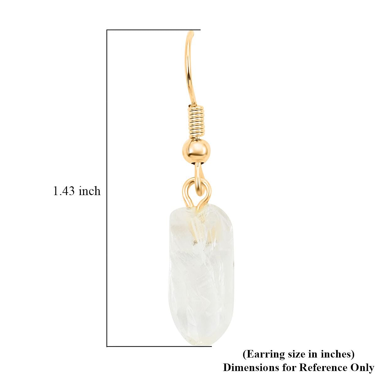 Colors of Brazil Crystal Earrings in Goldtone 10.00 ctw