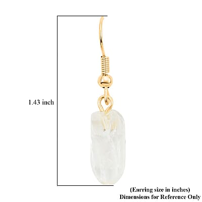 Colors of Brazil Crystal Earrings in Goldtone 10.00 ctw