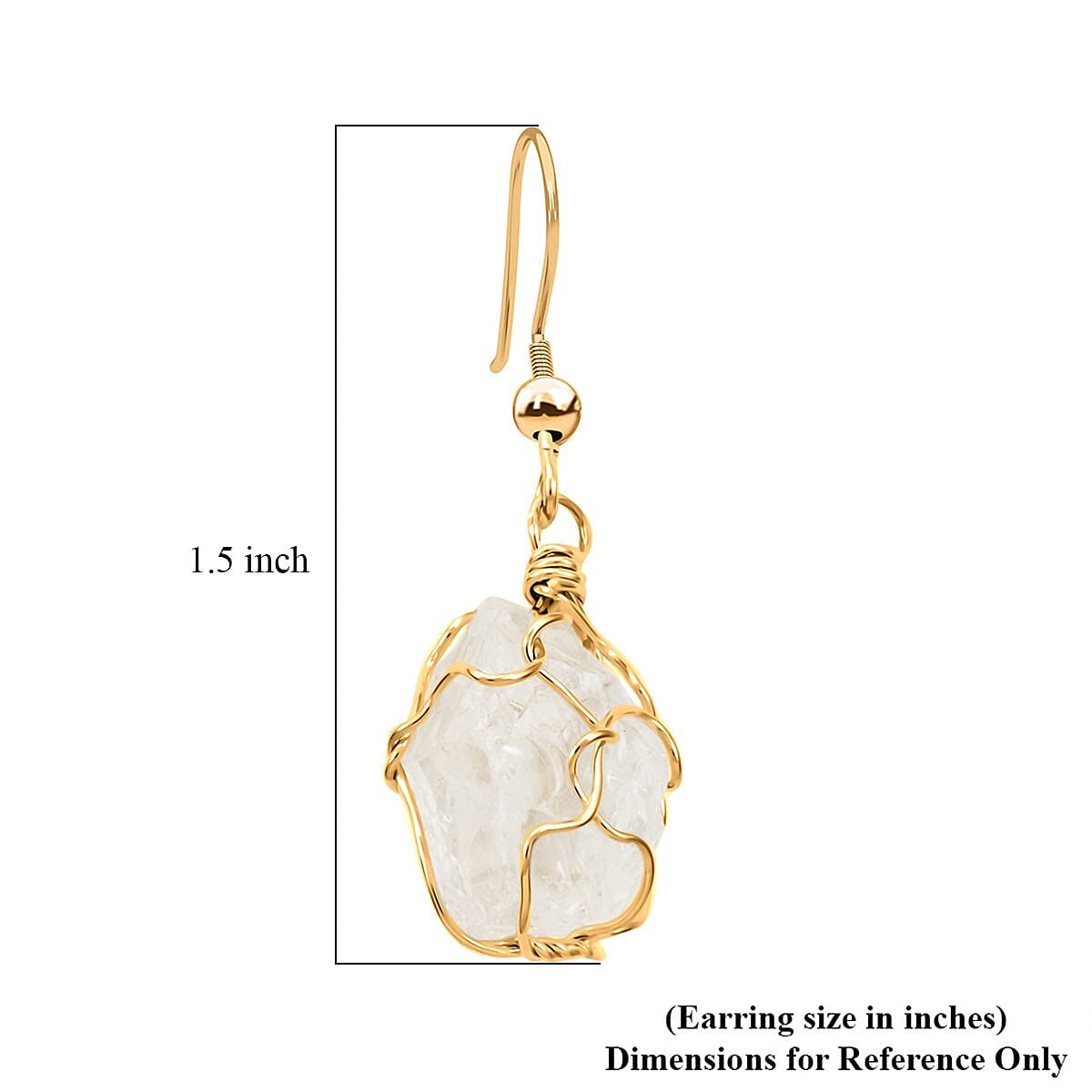 Colors of Brazil Crystal Earrings in Goldtone 23.00 ctw image number 4