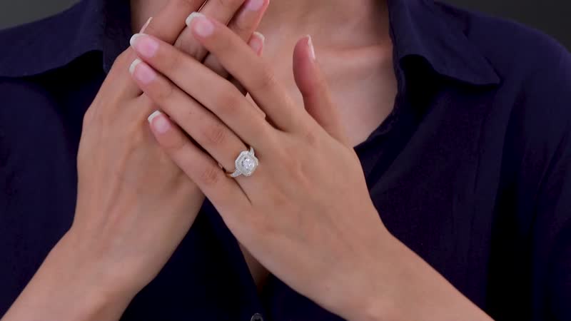 Luxoro 10K Yellow Gold Moissanite (Ovl 7x5mm) Ring (Size 7.0) 1.50 ctw